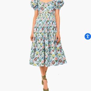 Magdalena Dia Palmera Midi Dress. Worn a handful of times and dry cleaned